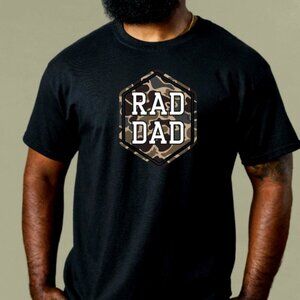 Rad Dad - Camo (Black Tee/New)